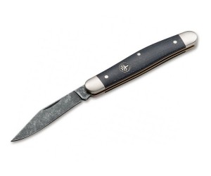 Нож складной Boker Manufaktur Stockman Burlap 7,5 см, сталь O-1 Tool Steel, рукоять Micarta