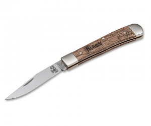 Нож складной Boker Manufaktur Trapper Asbach Uralt 8,4 см, сталь 440C, рукоять дуб