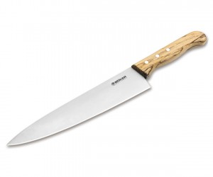 Нож кухонный Boker Tenera Chef's Large 20,5 см, сталь С75, рукоять Ice Beech (белый бук)