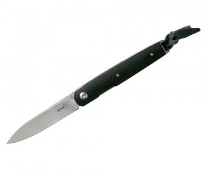 Нож складной Boker Plus LRF 7,8 см, сталь VG-10, рукоять G10 Black 