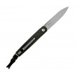 Нож складной Boker Plus LRF Carbon 7,8 см, сталь VG-10, рукоять Carbon Black  - фото № 2
