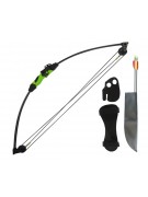 Детский блочный лук Man Kung MK-CB015BK 5,5 кг 86,4 см (черный)