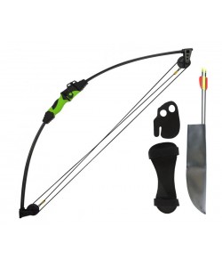 Детский блочный лук Man Kung MK-CB015BK 5,5 кг 86,4 см (черный)