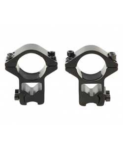 Кольца 25,4 мм Patriot на «ласточкин хвост» (высокие H=21 мм, блистер)