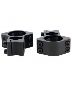 Кольца 25,4 мм Patriot на «ласточкин хвост» (высокие H=21 мм, облегченные, блистер)