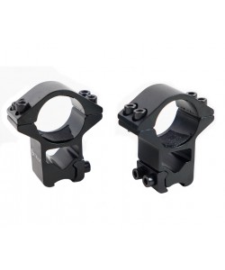 Кольца 25,4 мм Patriot на «ласточкин хвост» (высокие H=21 мм, облегченные, блистер)