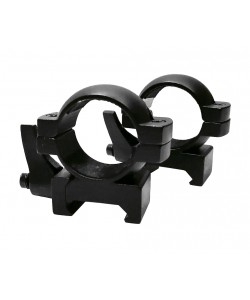 Кольца 25,4 мм Patriot BH-FQL25 на Weaver (быстросъемные, низкие H=8 мм, блистер)