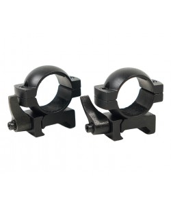 Кольца 25,4 мм Patriot BH-FQL25 на Weaver (быстросъемные, низкие H=8 мм, блистер)