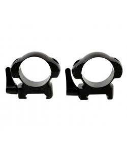 Кольца 30 мм Patriot на Weaver (быстросъемные флажковые, стальные, средние, 2 винта)