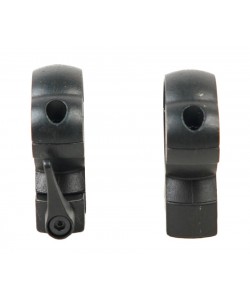 Кольца 30 мм Patriot на Weaver (быстросъемные флажковые, стальные, высокие, 2 винта)