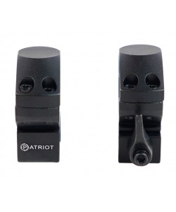 Кольца 30 мм Patriot BH-FQL30 на Weaver (быстросъемные, низкие H=9 мм, блистер)