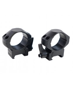 Кольца 30 мм Patriot BH-FQL30 на Weaver (быстросъемные, низкие H=9 мм, блистер)