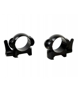Кольца 25,4 мм Patriot на Weaver (быстросъемные флажковые, стальные, низкие, 2 винта)