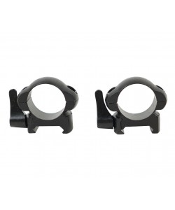 Кольца 25,4 мм Patriot на Weaver (быстросъемные флажковые, стальные, низкие, 2 винта)