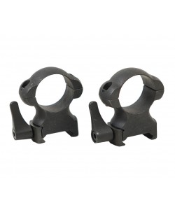 Кольца 25,4 мм Patriot на Weaver (быстросъемные флажковые, стальные, высокие, 2 винта)
