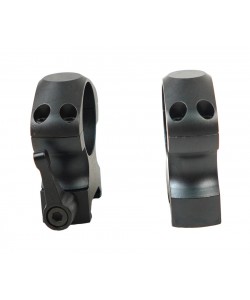 Кольца 25,4 мм Patriot на Weaver (быстросъемные флажковые, стальные, высокие, 4 винта)