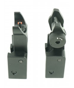 Мушка и целик Patriot BH-S05 на планку Weaver (стальные)