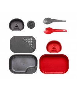 Набор посуды Wildo CAMP-A-BOX® Duo Complete (Red / Grey)