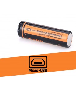 Аккумулятор 18650 FiTorch (3600 mAh) с зарядкой USB