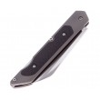 Нож складной Boker Plus Genios 7,7 см, сталь VG-10, рукоять Титан/Карбон Black - фото № 4