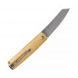Нож складной Boker Plus Tenshi 6,8 см, сталь VG-10, рукоять Brass - фото № 2