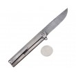 Нож складной Boker Plus Gemma 6,4 см, сталь Damascus, рукоять Damascus - фото № 2
