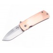 Нож складной Boker Plus Shamsher 5 см, сталь D2, рукоять Copper - фото № 1