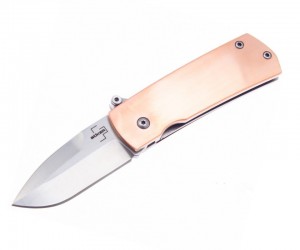Нож складной Boker Plus Shamsher 5 см, сталь D2, рукоять Copper