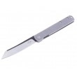 Нож складной Boker Plus Zenshin 7,5 см, сталь 440C, рукоять Steel - фото № 1
