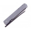 Нож складной Boker Plus Zenshin 7,5 см, сталь 440C, рукоять Steel - фото № 3