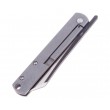 Нож складной Boker Plus Zenshin 7,5 см, сталь 440C, рукоять Steel - фото № 4