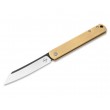 Нож складной Boker Plus Zenshin 7,5 см, сталь 440C, рукоять Brass - фото № 1