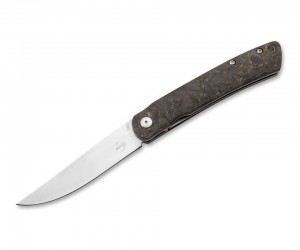 Нож складной Boker Plus LFL07 7,6 см, сталь S35VN, рукоять Carbon