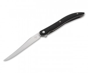 Нож складной Boker Plus Texas Tooth Pick Flipper 8,4 см, сталь VG-10, рукоять G10 Black