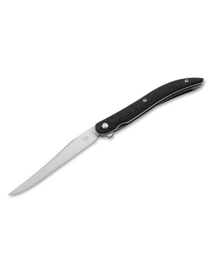 Нож складной Boker Plus Texas Tooth Pick Flipper 8,4 см, сталь VG-10, рукоять G10 Black