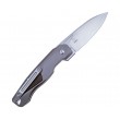 Нож складной Boker Plus Aluma 9,1 см, сталь D2, рукоять Aluminium Grey - фото № 2