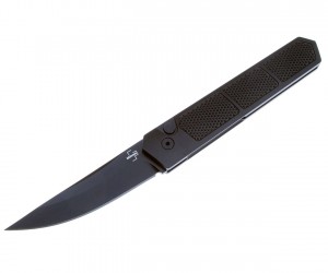 Нож складной Boker Plus Kwaiken Grip Auto Black 8,5 см, сталь D2, рукоять Aluminium