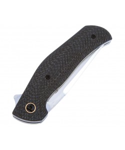 Нож складной Boker Plus Roundhouse 9,4 см, сталь D2, рукоять Carbon Fiber