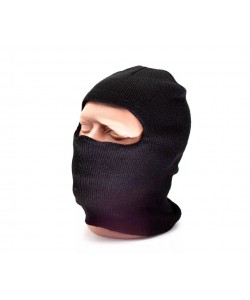 Маска-балаклава Стикхант Штурмовик вязаная зимняя (черный)