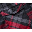 Рубашка Brandit Roadstar 1/2 Sleeve (Black/Red) - фото № 4
