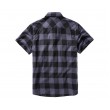 Рубашка Brandit Check Halfsleeve (Black/Grey) - фото № 2
