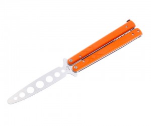 Нож-бабочка Boker Plus Balisong Trainer 10,3 см, сталь 420, рукоять G10 Orange