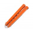 Нож-бабочка Boker Plus Balisong Trainer 10,3 см, сталь 420, рукоять G10 Orange - фото № 3
