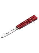 Нож-бабочка Boker Plus Balisong Trainer 10,3 см, сталь 420, рукоять G10 Red