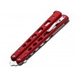 Нож-бабочка Boker Plus Balisong Trainer 10,3 см, сталь 420, рукоять G10 Red - фото № 2