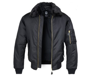 Куртка Brandit MA2 Fur Collar (Black)