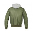Куртка Brandit MA1 Sweat Hooded (Olive/Grey) - фото № 2