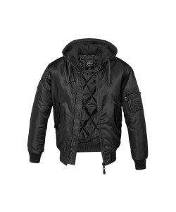 Куртка Brandit MA1 Sweat Hooded (Black)