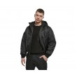 Куртка Brandit MA1 Sweat Hooded (Black) - фото № 3