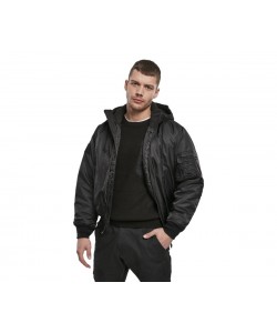 Куртка Brandit MA1 Sweat Hooded (Black)